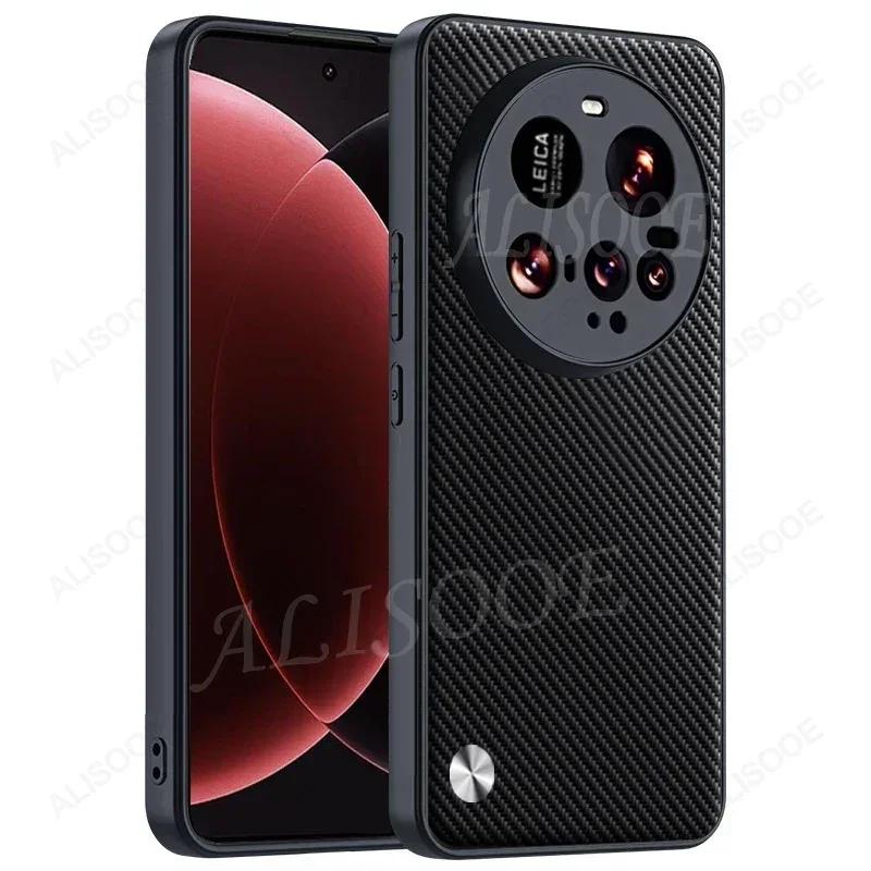 

Leather Funda for Xiaomi 15 Ultra 14T POCO F7 X7 Pro Case Luxury Plain Leather Protection Cover Capa for Xiaomi 14 13 Pro Cases for Xiaomi 15 Ultra