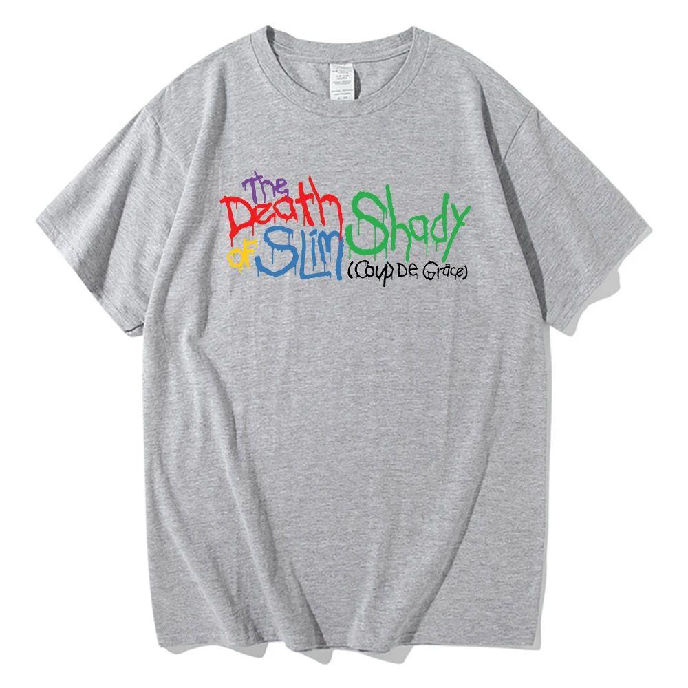 Eminem Smrt Slim Shadyho Tričko Móda Ženy Harajuku Hip Hop Retro Tričko Unisex Vysoce kvalitní Vintage Bavlněná Trička Topy