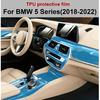 Pour BMW Série 5 G30 G31 2018- Panneau de boîte de vitesses Navigation Automobile Film de Protection d'Écran Intérieur en TPU Anti-Rayures
