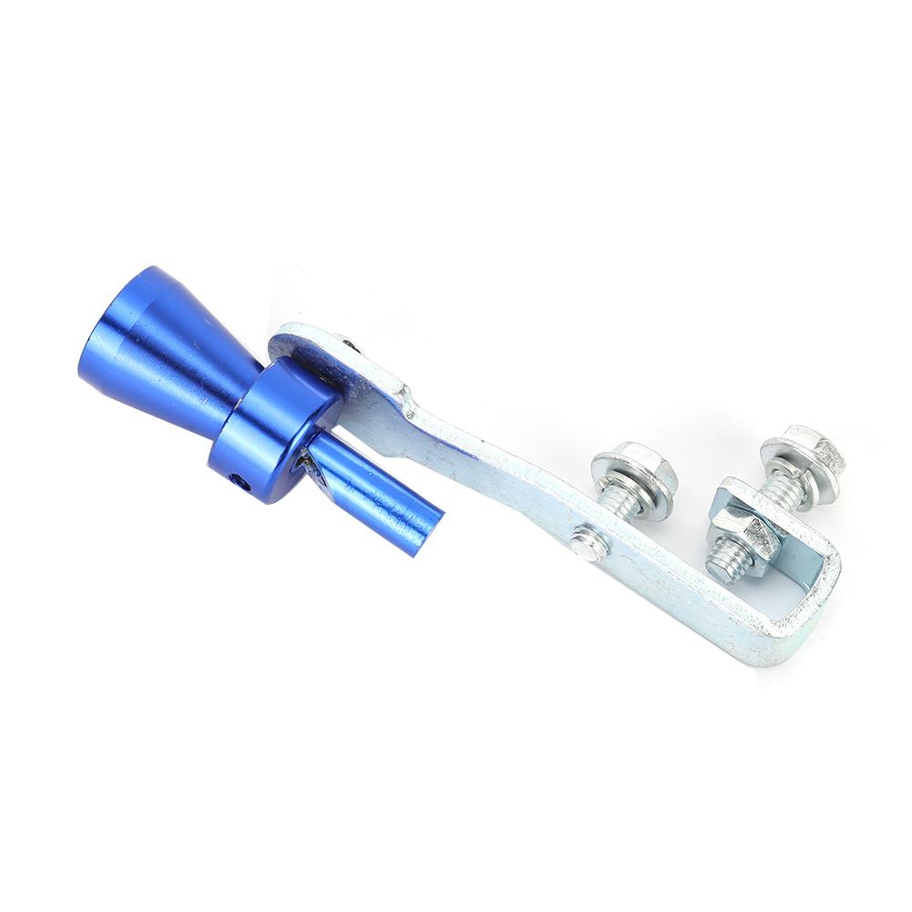 Car Sound Whistle Tail Throat Muffler Exhaust Pipe Whistle Blue