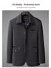 Men's Autumn/Winter Cotton-Padded Casual Jacket for Ages 50-70