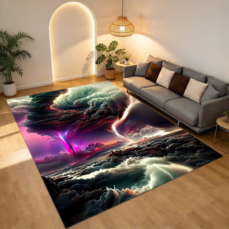 Cloudscape Living Room Nonslip Area Rug Soft Carpet For Bedroom Game Playroom Sofa Office Home Decor Doormat Christmas Gift C9301414