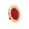 Photo Jewelry Display Stand with Oval Velvet Tray for Earrings Necklaces Bracelet