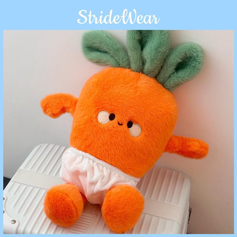Rabbit Running Carrot Plush Toy Cartoon Animal Stuffed Doll Kids Gift Birthday