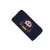 Nightmare Before Christmas PU Long Zip Wallet for Women Single Zipper Clutch Cosmetic Bag Jack Skellington Print Black 3pcs