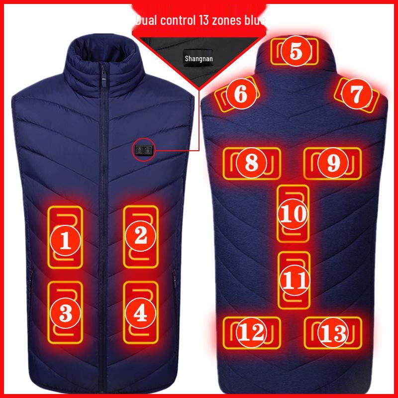 Men's Smart Heated Vest: Full Body Electric Heating with Constant Temperature