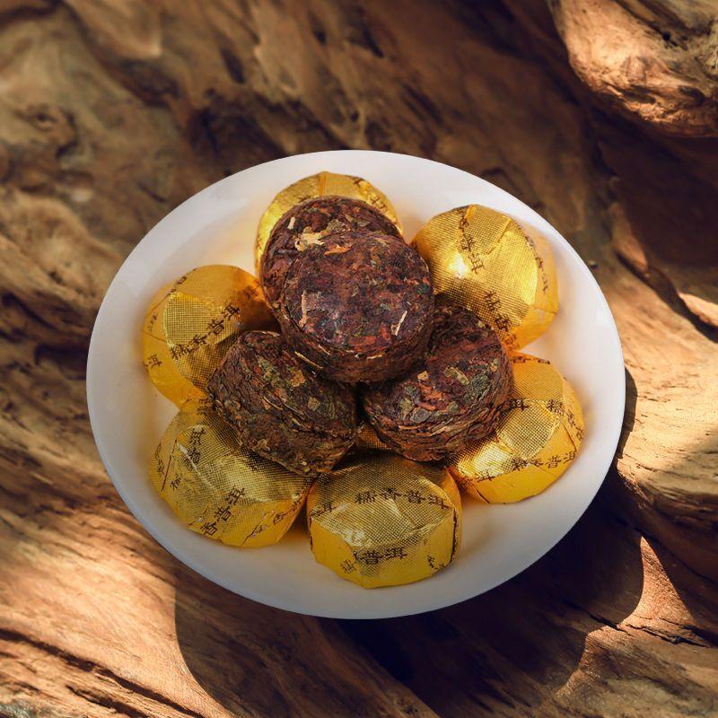 

Прессованный чай Пуэр Мини Чай Пуэр Оригинальный вкус Чай Пуэр Готовый чай 500г 500g