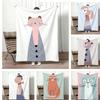 Minimalist Animals N-Nordic Style Throw Lightweight 240g Flannel Blanket Soft Skin-friendly for Summer Cooling