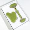 Jade Roller & Gua Sha Set – Facial and Body Massage Tool with Dual-Head Roller for Skin Relaxation and Tension Relief