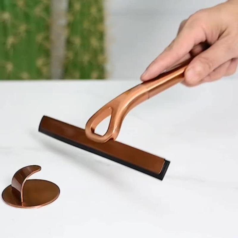 Mehrzweck Edelstahl Abzieher Schaber Kombi zur Reinigung auf Glasoberflächen in Badezimmer Küche Autofenster