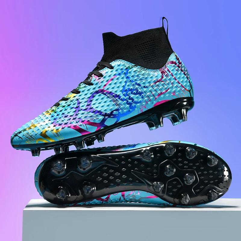 Neue Herren Fußballschuhe Sportbekleidung Strapazierfähig Professionelle Fußballschuhe Studenten Indoor Rasen Gesellschaft Training Kinder Fußballstiefel