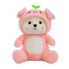 Bear Piggy Adorable Plush Toy Cartoon Girl Kid Sleep Companion Birthday Gift