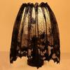 Large Spider Web Lampshades Cover Black Lace Ribbon Party Decoration Supplies  Bedroom