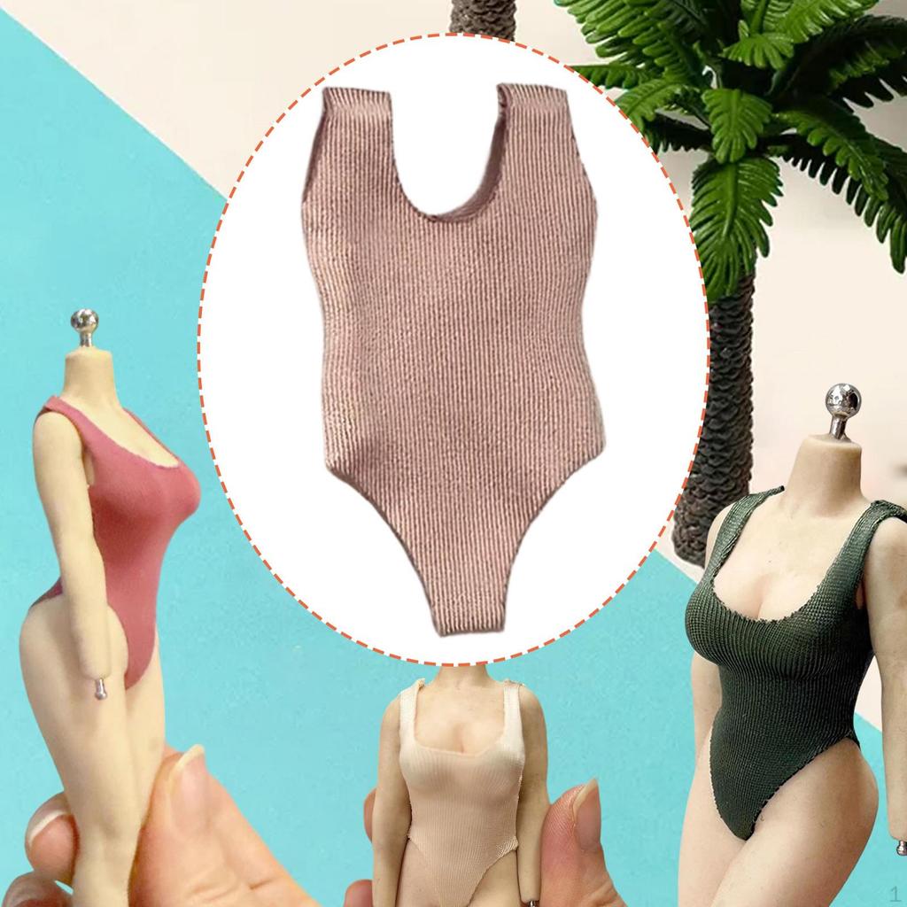 1/12 Action Figure Clothes Dressing up Solid for 6 inch Female Figures Casual Costume Accessories