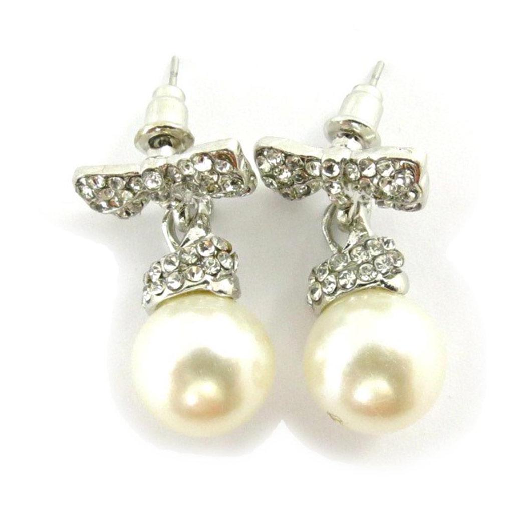 Les Trésors De Lily [J5336] - Ivory 'Sissi' Designer Earrings