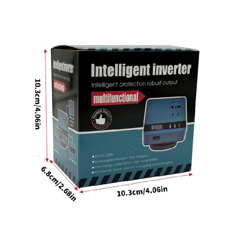 18V-21V to 220V Output Inverter Charger For Smartphones, Tablets, And Small Appliances Power Station Generator