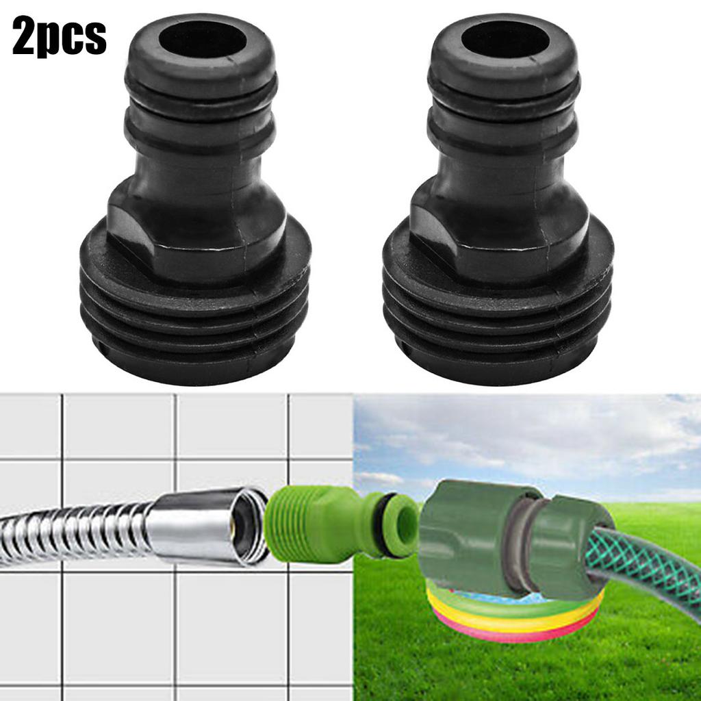 Plastic 3/4 Male Thread Quick Connector for Connecting Hose Ends To Female Threaded Irrigation Valves and Nozzles