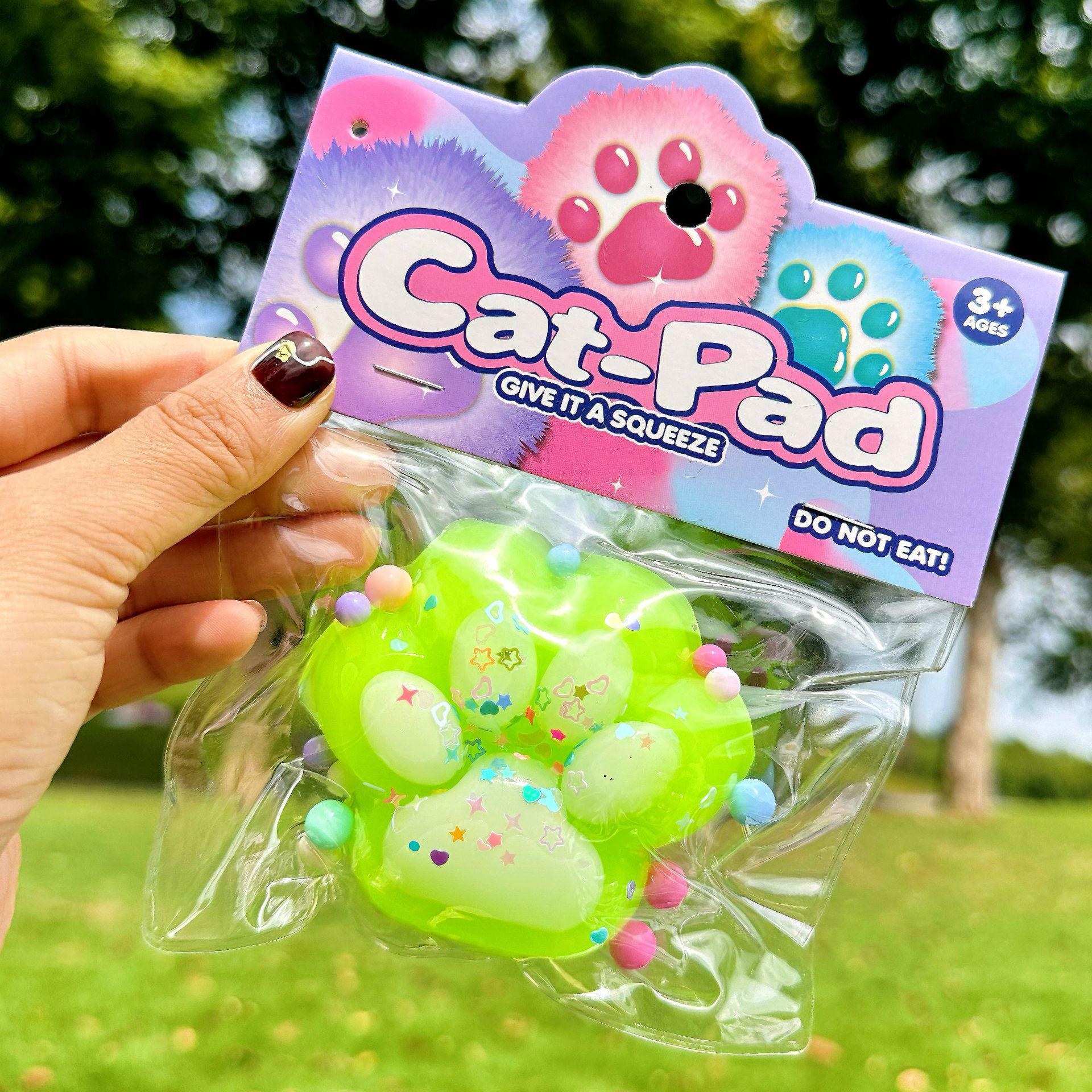 

Вирусная клубничная кошачья лапка Squishy Игрушка для снятия стресса - Пищевой силикон
