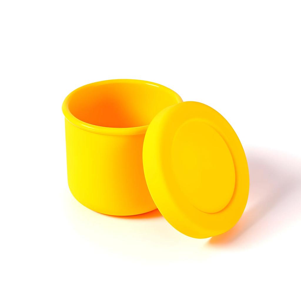 Portable Bento Box Food Grade Microwave Silicone Lunch Box Home Refrigerator Silicone Cooler