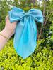 New Elegant Bow Ribbon Hair Clip Women Fashion Solid Bowknot Satin Hairpin Barrettes Girls Ponytail Clip Hair Accessories