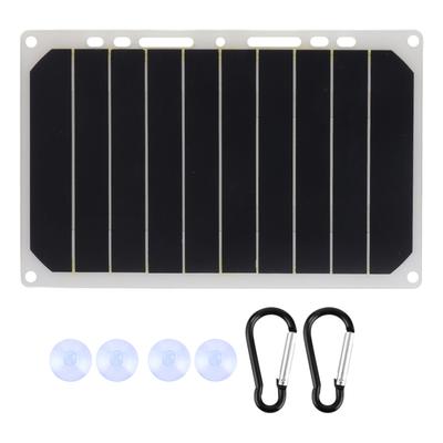 10W Portable Outdoor Solar Power Panel Charger with Standard USB Output for Phone Charging