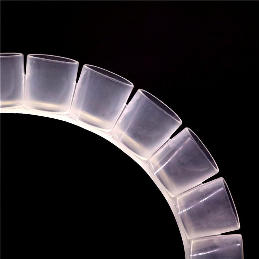 Plastic Transparent Beekeeping Single/Double Row Paddle Royal Jelly Strip Collection Queen Bee Breeding Beehive Accessories 5Pcs
