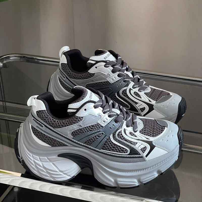 Thick-soled Heightening Dad Shoes 2025 Spring and Summer New Women's Shoes Versatile Lace-up Fashion Casual Soft-soled Sports Shoes