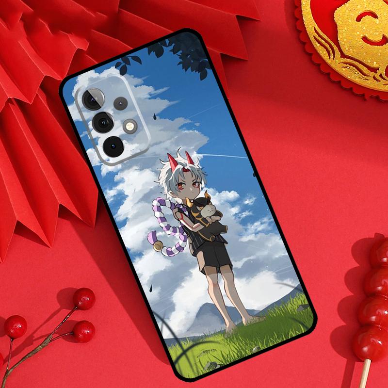 Arataki Itto Genshin Impact Case For Samsung Galaxy M15 M55 M31 M13 M11 M12 M14 M06 M16 M36 M56 M53 M32 M52 M35 M34 M54
