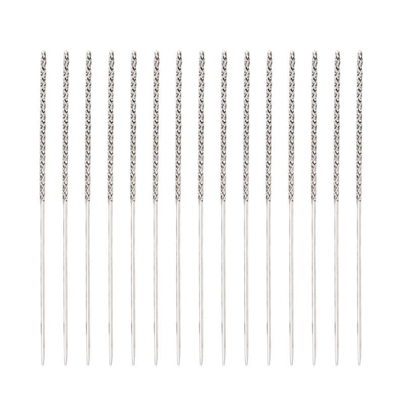 15x Snag Repair Tool Leather Craft Sewing Needle Snag Repair Needle for Drapes