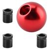 EBTOOLS Car Gear Shift Knob, Universal Manual Knob Circular Spherical (Red)