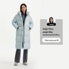 Tanboer Women's Long Hooded Down Jacket