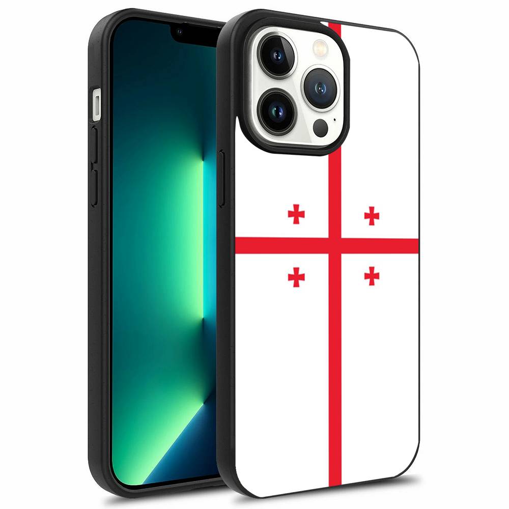 Georgia Flag Phone Case For iPhone 16,15,14,13,12,11,Pro,Max,Plus,Mini,Magsafe,Magnetic Wireless Charging Case