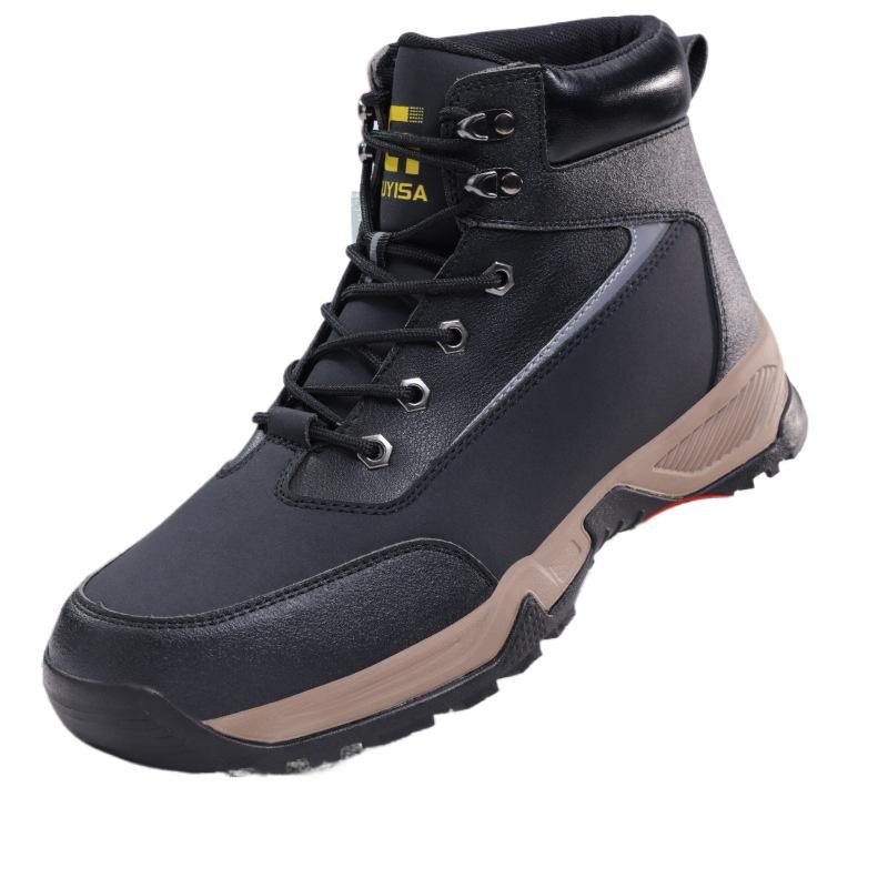 Labor Insurance Shoes Steel Bag Head Lightweight Safety Shoes Comfortable Safety Protection Winter Cotton Shoes
