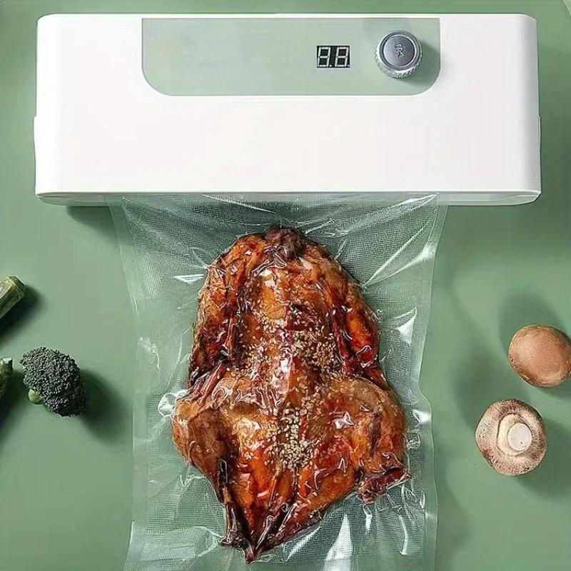 Vakuové sáčky na potraviny 25 ks/šarže Vakuové balicí sáčky pro vakuový utěsňovací stroj Potraviny vakuově balené těsnící skladovací sáčky