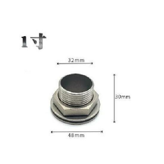 Stainless Steel 4-Point Thread Oil Drum Tank Connector