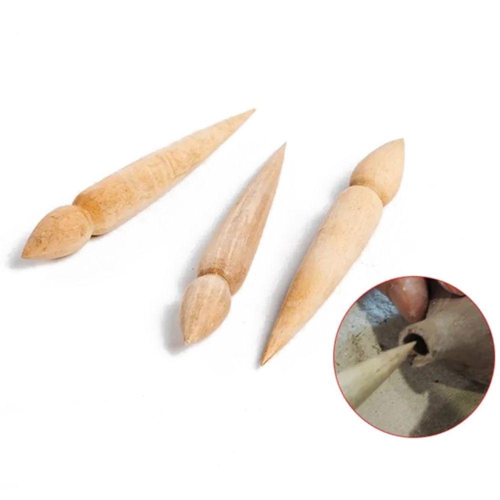 

Инструмент для изготовления носика для чайника с двойной головкой, деревянный керамический инструмент, модификатор для носика для керамического чайника своими руками, гончарное искусство