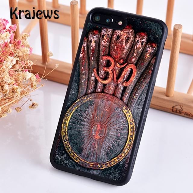 Krajews Aum Om Namaste Symbol Zen Yoga Soft Phone Case For iPhone 14 5 6s 7 8 Plus X XR XS 11 12 13 Pro Max Samsung S21 S22ultra