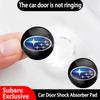 8/12Pcs Car Logo Door Shock Absorbing Pad Gasket Sticker For Subaru STI Legacy Levorg XV Mpreza Forester Crosstrek Impreza WRX X1