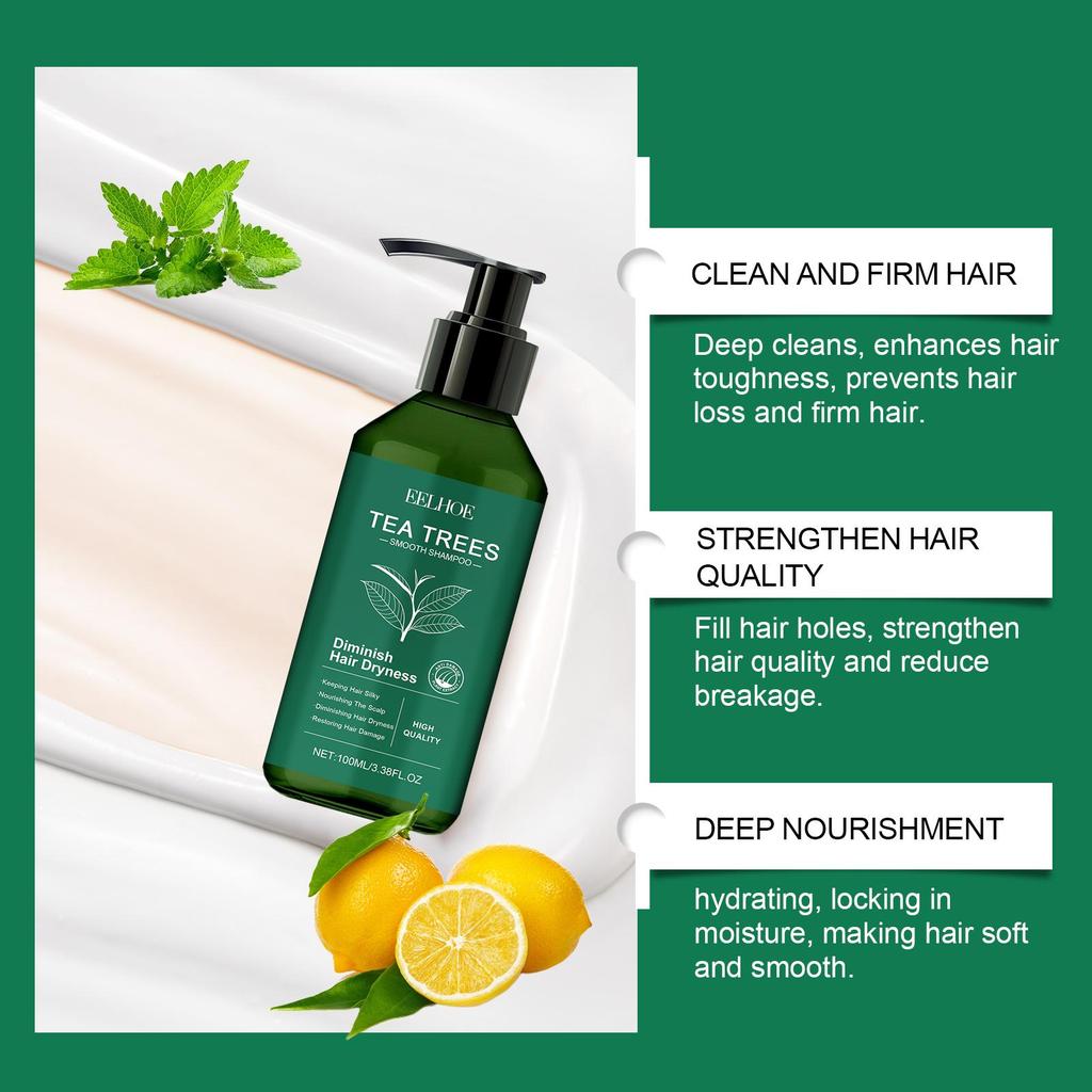 Shampoo Hair Conditioner Set Deep Cleaning Moisturizing Nourishing Repair Damaged Dry Oil Control Shampoos Tea Tree Hair Care