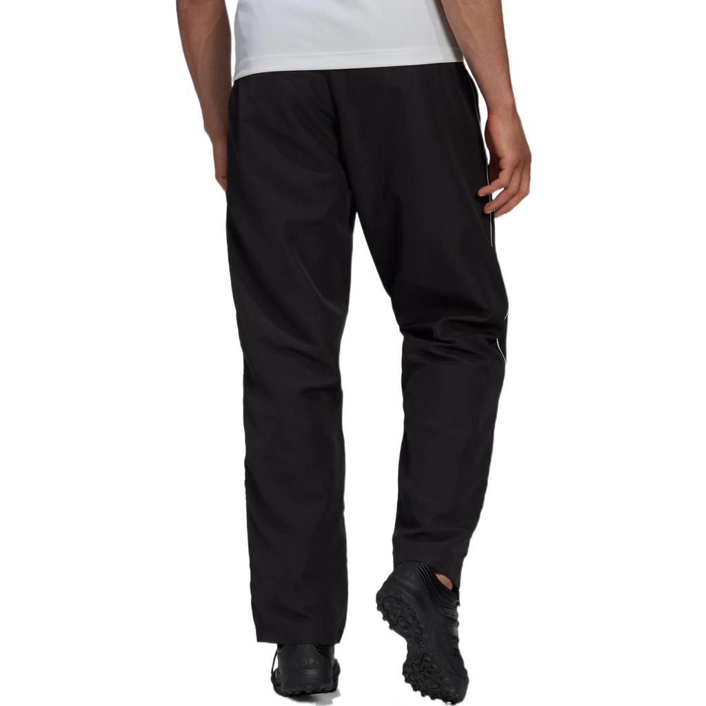 adidas Spodnie Core18 Presentation z małym logo, gładkie, proste, sportowe, męskie, czarne CE9045