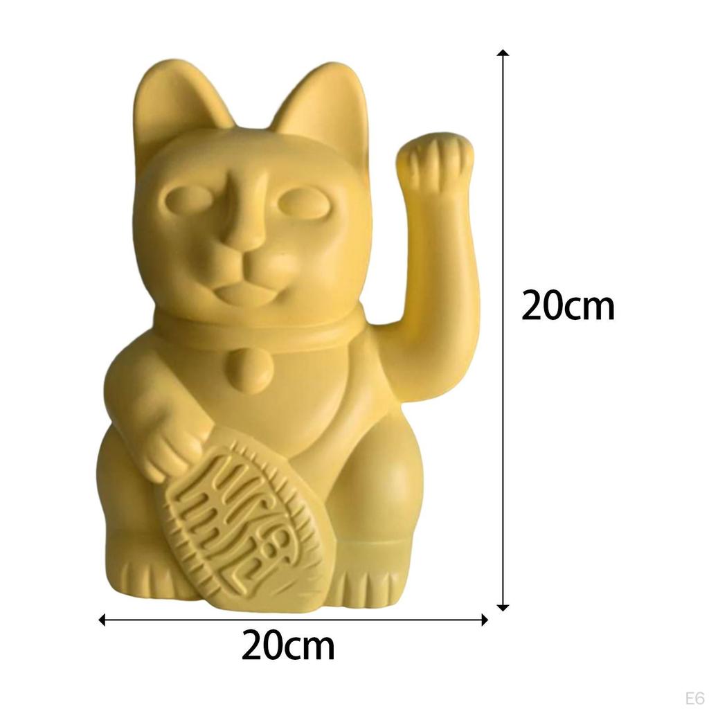 Statues Neko Sculpture Collectible Resin Figurines for Business Opening, Car, Bookshelf,