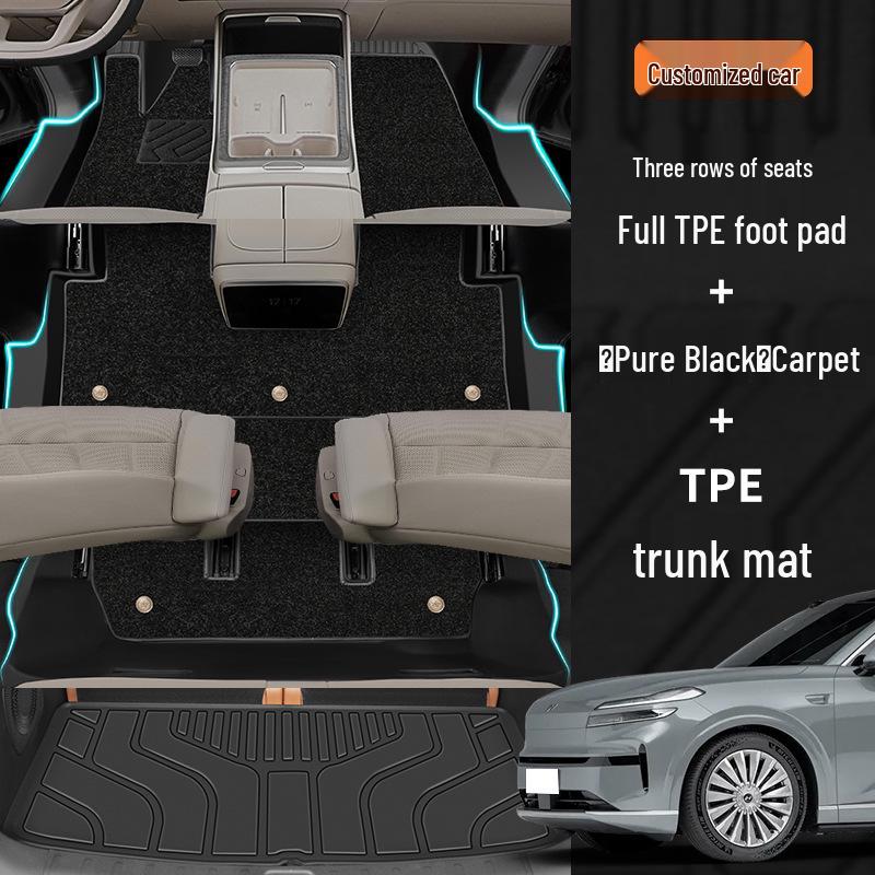2025 Lydo L90 Special TPE Full Coverage Floor Mats for Six-Seven Seat Cars