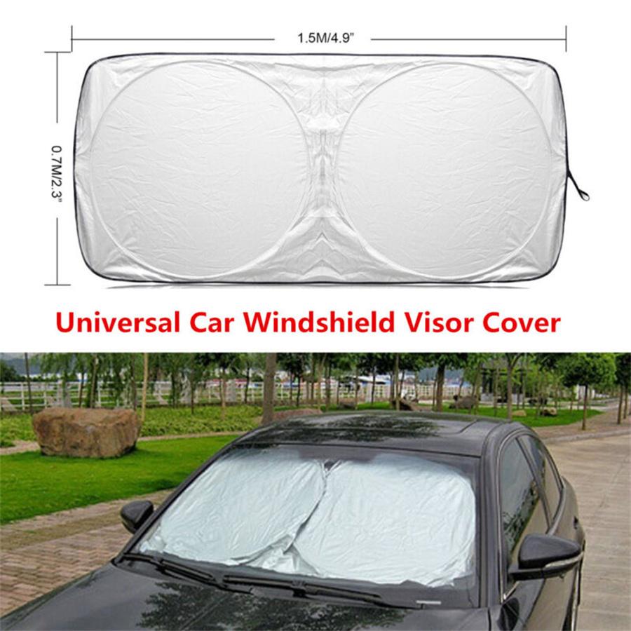 

1 Pcs Car Front/Rear Window Foldable Jumbo Visor Sun Shade Windshield Cover Kit