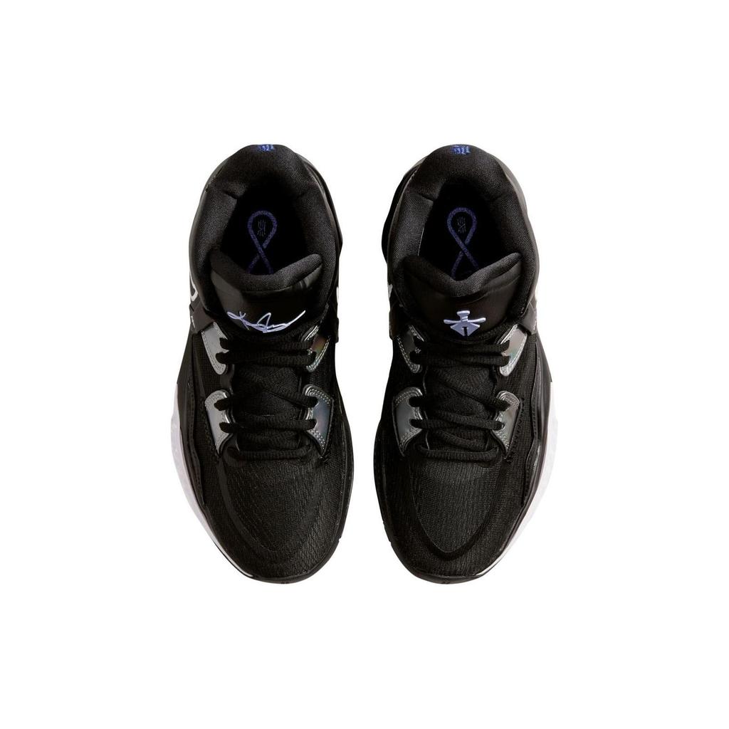 Nike Kyrie 1 Infinity Round Toe Lace-Up Durable Breathable Mid-Top Basketball Shoes Unisex Basketball Shoes Black DC9134-005