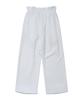 YOUHEE Frill Banding Wide Pants_White