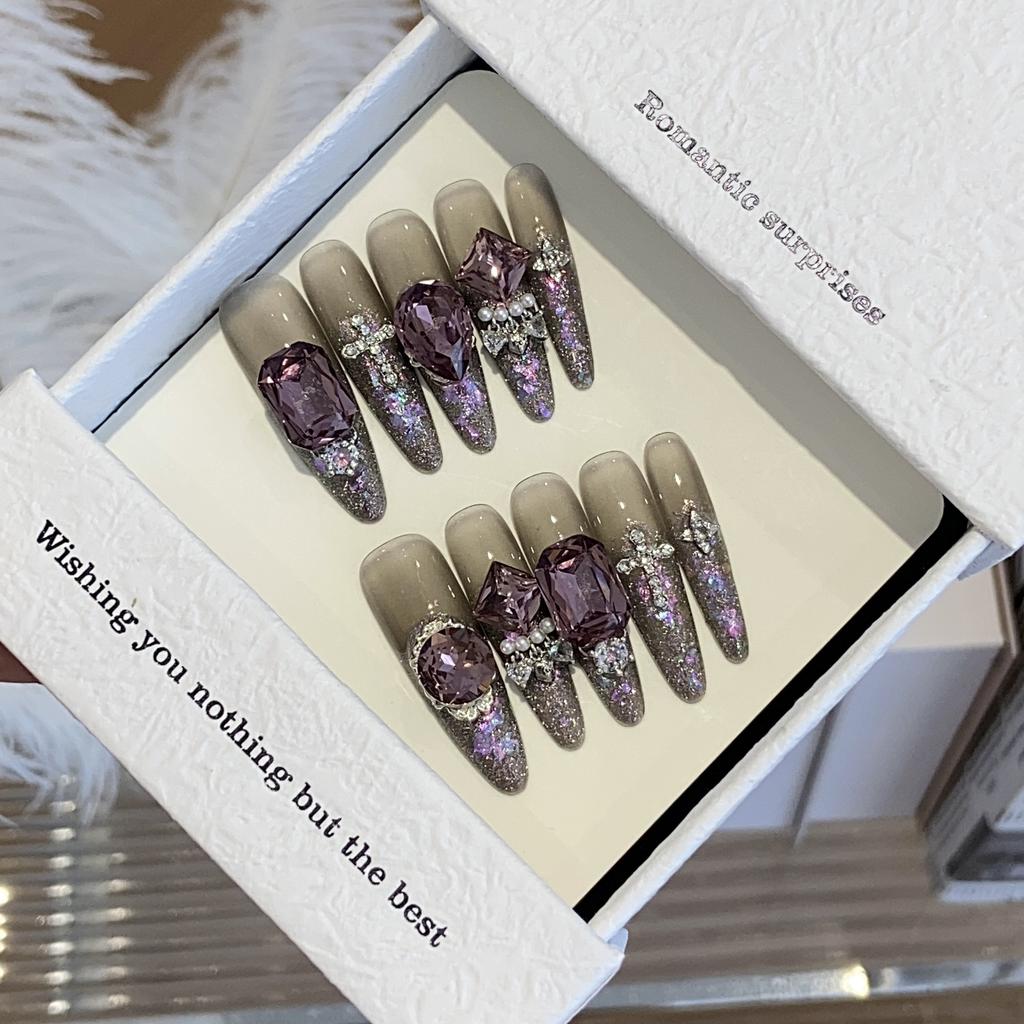 High-end Heavy Industry Light Luxury Zircon K9 Alloy Diamond Luxury Magic Box Patch Wearable Armor