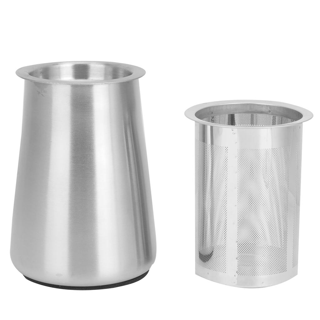304 Stainless Steel Fine Mesh Coffee Powder Filter Sifter Sieve Container Coffee Accessories