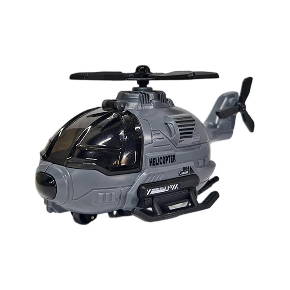 Open Cockpit Simulation Aircraft Toy Rotatable Propeller Inertial Fighter Toy  Christmas Gift