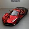 1:22 Rafa Supercar Simulation Diecast Metal Alloy Model Car Sound Light Pull Back Collection Birthday Toy Gifts