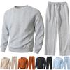 Men  Sports  Business  Leisure  Small Square  Trousers  Buckle  Hoodie  Set
